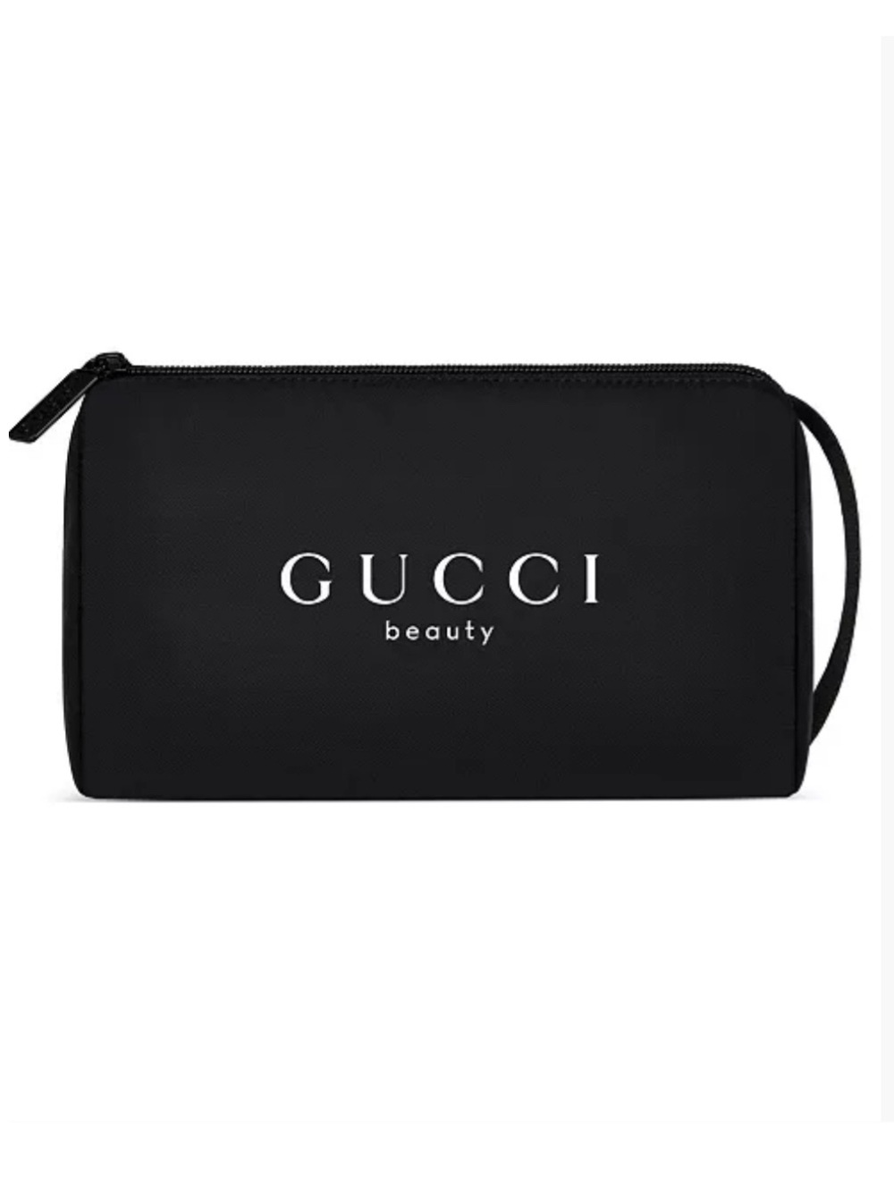 Authentic Gucci Beauty Large Black Makeup Cosmetic Bag / Toiletry pouch